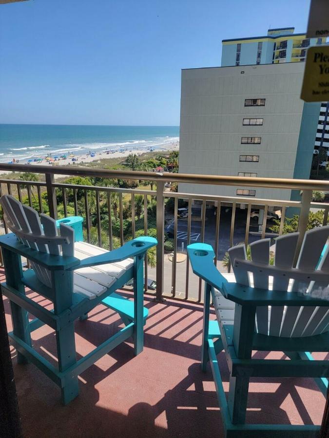 Ocean View King Suite With Modern Decor And Accents - Caravelle Resort 605 Sleeps 4 Guests Myrtle Beach Kültér fotó