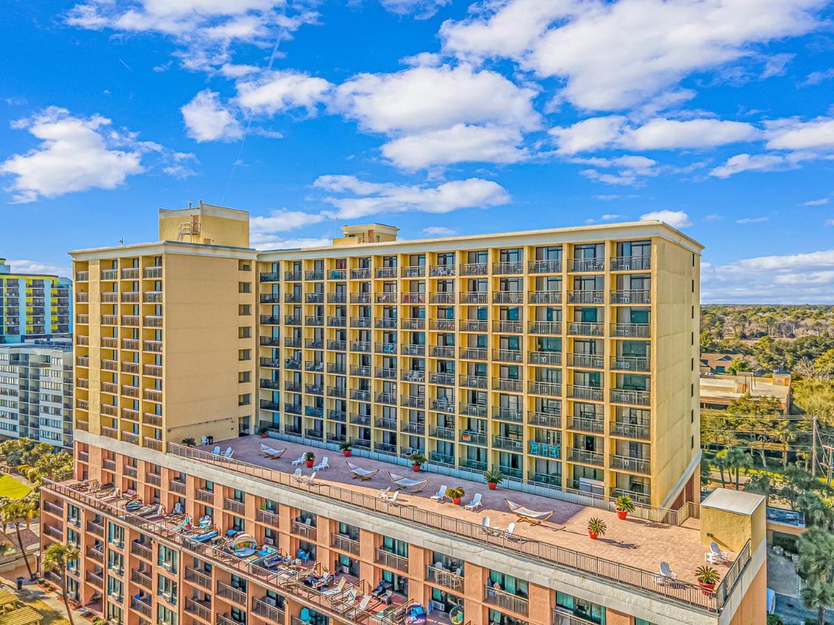 Ocean View King Suite With Modern Decor And Accents - Caravelle Resort 605 Sleeps 4 Guests Myrtle Beach Kültér fotó